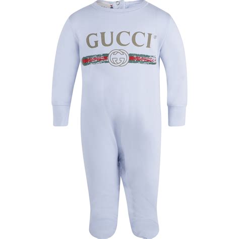 gucci logo onesie|Gucci baby wool onesie.